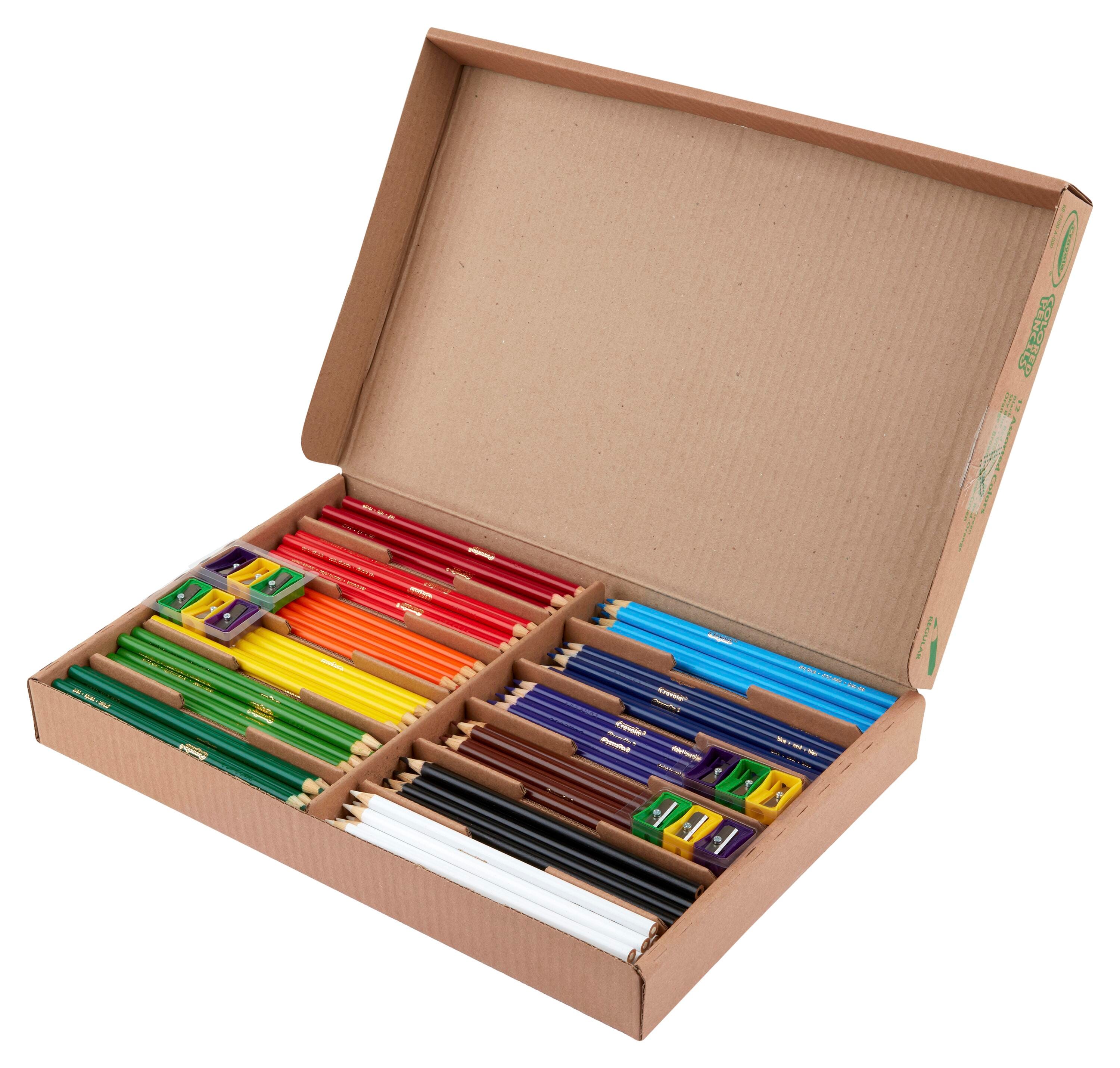 Crayola Colored Pencil Classpack, 12-Assorted Colors, Set of 240